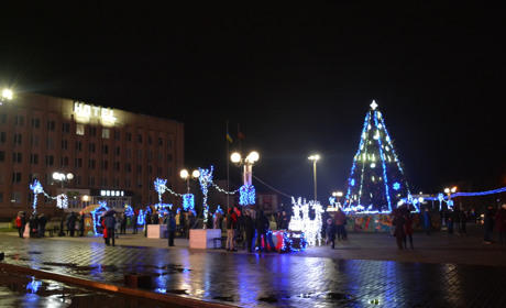 Як зустріли новий рік у Золотоноші