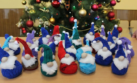 В Будинку школярів виготовили різдвяних гномів