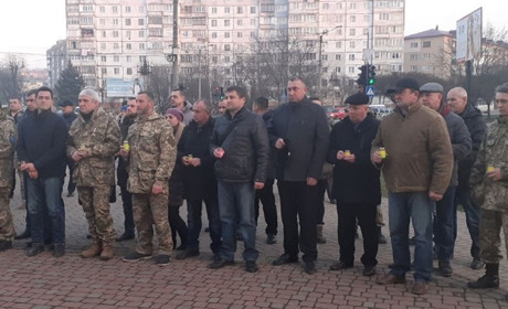 У Калуші вшанували “кіборгів” — захисників Донецького аеропорту