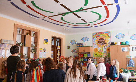 У Кагарлицькій міській школі № 2 практикують зорову гімнастику для учнів 