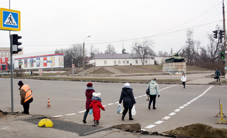 На центральній вулиці Золотоноші змінено схему руху транспорту і пішоходів