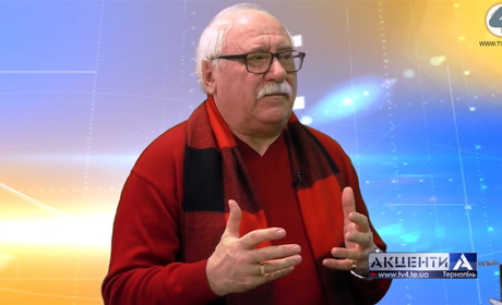 Степан Галябарда, який працював у Чорткові, став гостем програми «Акценти» на обласному телебаченні