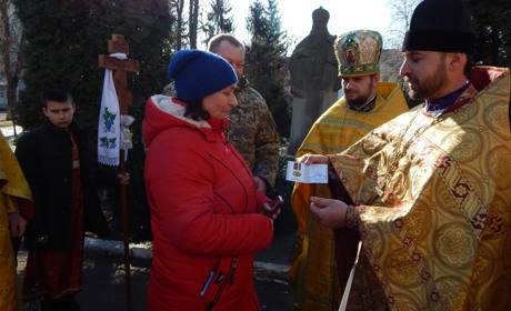 У день пам’яті преподобного Єфрема нагородили двох учасників АТО та волонтера 
