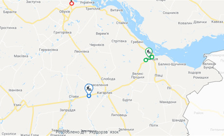 Тепер кагарличани та ржищівчани можуть скористатися Інтерактивною мапою Укравтодору