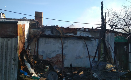 Вранці 28 лютого в Барі горіла будівля 