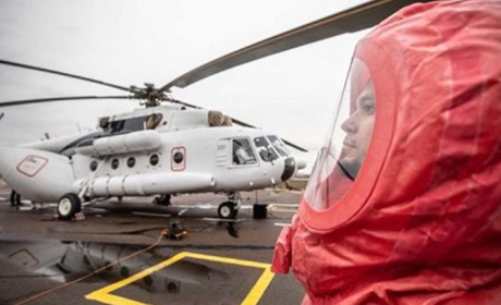 Луганські рятувальники готові за потреби евакуювати хворих на коронавірус із Троїцького авіацією