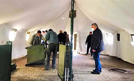 В Измаиле появились временные пункты приема больных коронавирусом