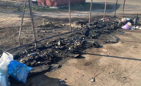 У Волновасі згоріли пластикові сміттєві контейнери: містяни зазнали збітків у 36 000 гривень