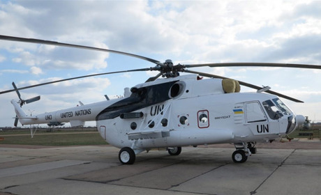 Для миротворчої місії ООН: конотопський «Авіакон» передав військовим три модернізовані вертольоти