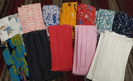 Подружжя чортків'ян шиє та безкоштовно розповсюджує захисні маски