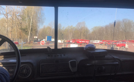 Білопільські рятувальники працюють у Чорнобильській зоні, гасять пожежі 