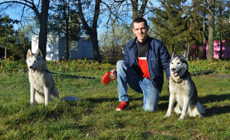 Хаскі Кая і Мія - собаки, що думають, як люди