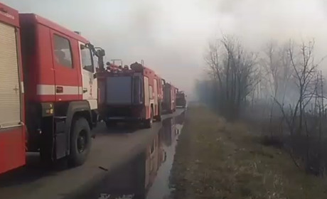 Майже місяць шосткинські вогнеборці гасили пожежі в Чорнобильській зоні