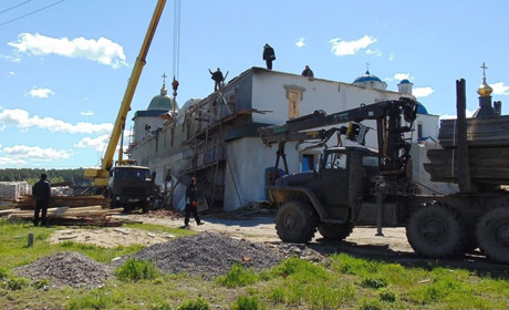 Після пожежі розпочались роботи по відновленню Гамаліївського Свято-Харалампіевского монастиря