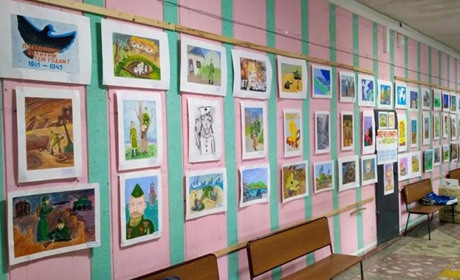 Більше сотні учнів зі шкіл Сірогозщини взяли участь у конкурсі малюнків “Пам’ятаємо! Перемагаємо!”