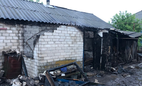 Горіла літня кухня у селі Новочервоне