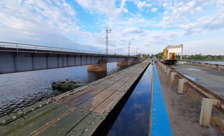 Понтонный мост возле Алексеевки не открыли. Напоминаем схему объезда