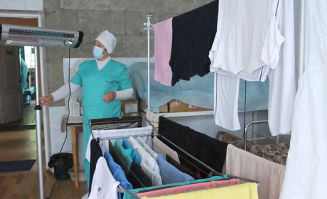 Реанімаційне відділення Кагарлицької ЦРЛ отримало обігрівач і сушарку від підприємця Миколи Гриценка