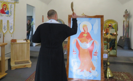   Подільський Пікассо. Дніпровсько- балтський художник написав ікону Балтської Покрови 