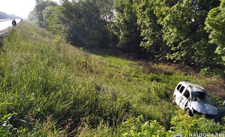 Виїхав на зустрічну смугу і потрапив у кювет: в результаті ДТП двоє травмованих