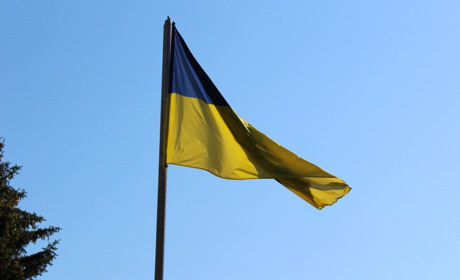 До Дня Конституції у Троїцькому  урочисто підняли державний прапор України