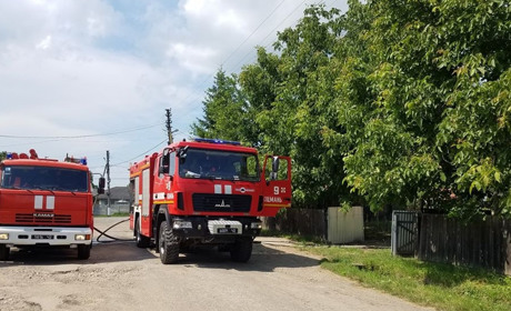 В Ошихлібах горів житловий будинок
