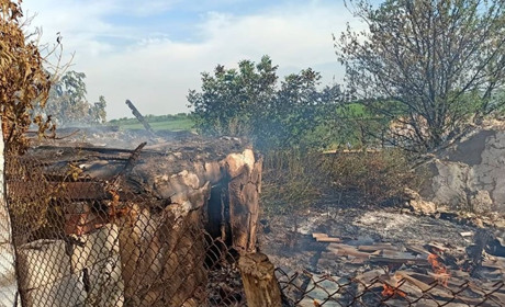Чотири пожежі за два дні: на Лозівщині горіли поля та приватні споруди
