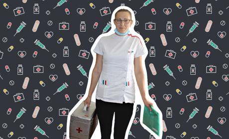 Першою їде до пацієнтів з підозрою на коронавірус. Історія фельдшерки “швидкої” із Троїцького 