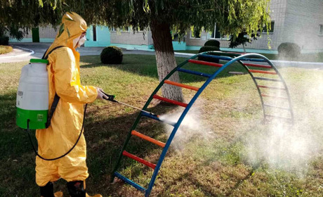 Рятувальники дезінфікують школи, садочки, вокзали