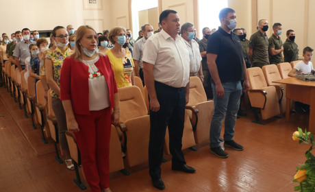 В Попасній відбулись урочистості до Дня Незалежності та Державного Прапору України