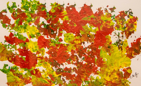 От Лувра до Никополя: в культурно-досуговом центре открыли выставку картин Шри Чинмоя 