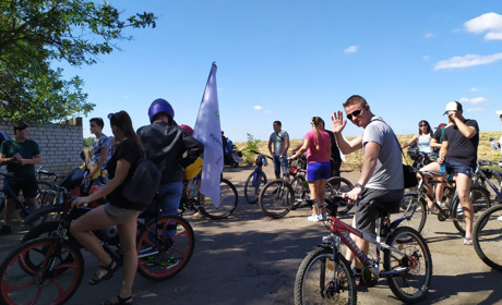 Курахівські велосипедисти влаштували заїзд вулицями міста