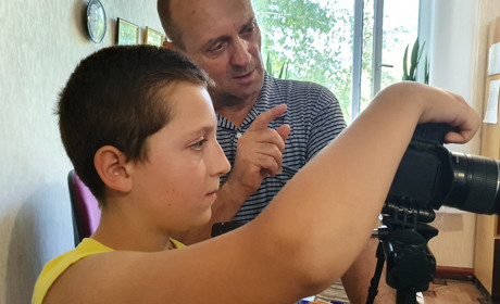 В Троїцькому Тато-Хабі  працює фотогурток для дітей і батьків