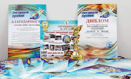 Корюківські вокалісти ансамблю «Очаровашки» отримали нагороди з Болгарії