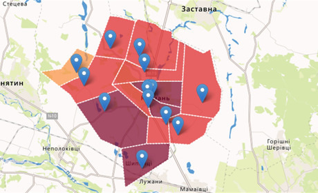 Склад Кіцманської міської територіальної виборчої комісії та територіальні виборчі округи 