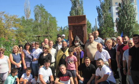 В Бердянске открыт Хачкар – крест-камень армянской диаспоры