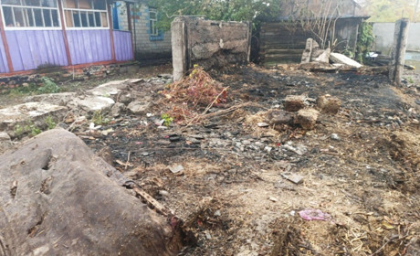 В Олександрівці на Корюківщині згорів сарай. Вогонь міг знищити й два житлові будинки