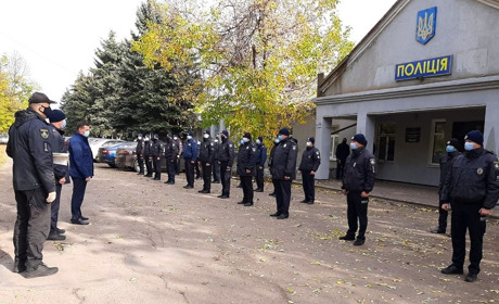 Нижньосірогозьке та Іванівське відділення поліції проінспектував очільник поліції Херсонщини