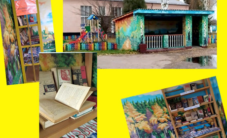 У селі Липів Ріг, що на Ніжинщині, книги можна читати в зупинці