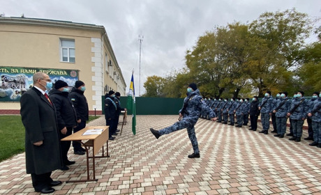 В Учебном центре Морской охраны 35 курсантов-срочников присягнули на верность Украине