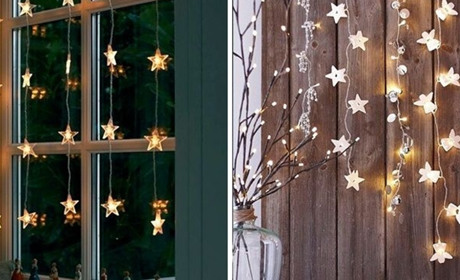 Гірлянди в інтер’єрі: 10 способів прикрасити оселю до свят