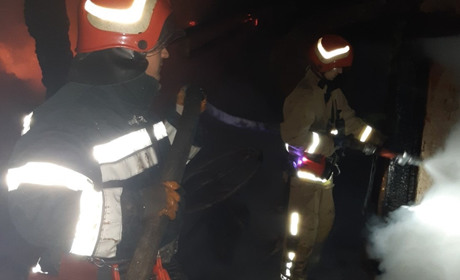 У селі Виноград вогонь знищив господарську будівлю