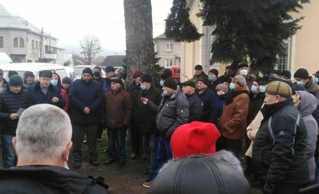 У Мамаївській ОТГ протестували проти підняття цін на газ, було і попереджувальне перекриття дороги