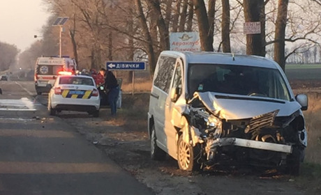 На Переяславщині сталися три аварії на одній ділянці траси