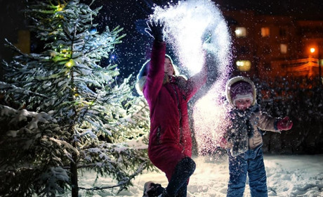 Дочекалися: старокостянтинівці у соцмережах виставляють фото зі снігом 