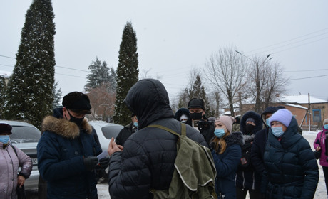 Протести у Гадячі: другий день 