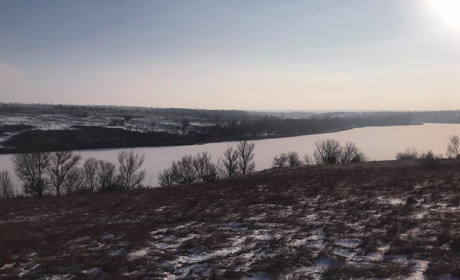 Засніжена Кам’янська Січ на Херсонщині (ФОТО)
