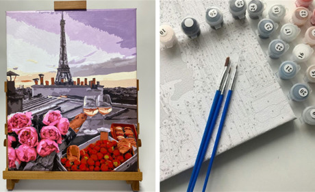 Картины по номерам — крутая идея для семейного досуга 