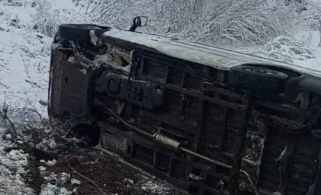 Через погані погодні умови злетіло авто на трасі Одеса - Южне