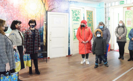 На Кагарличчині маленьким дітям учасників АТО вручили подарунки від Спілки Української Молоді